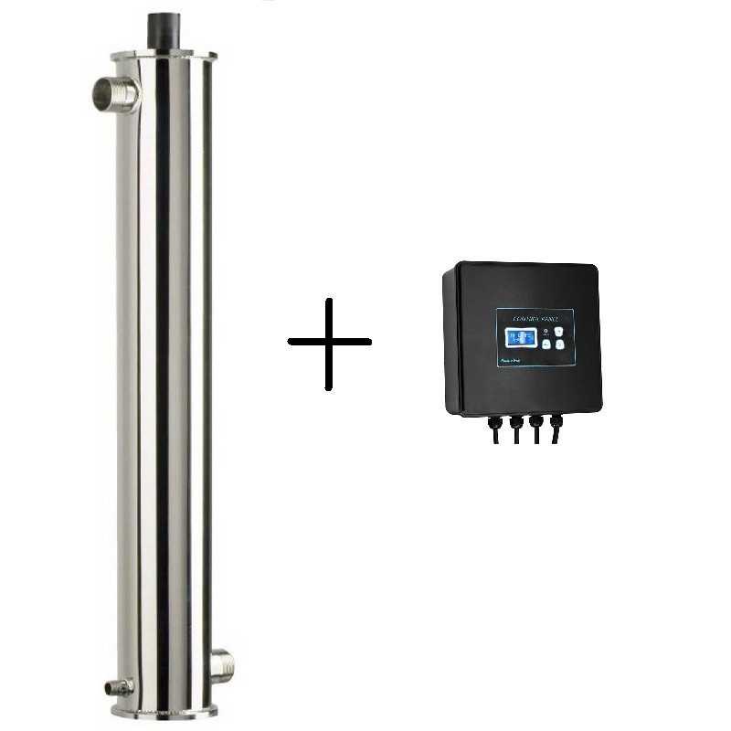 Sistema Ultra Violeta - 1200 L/h - Inox 304 PLUS