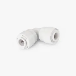 Joelho para tubo 1/4" branco