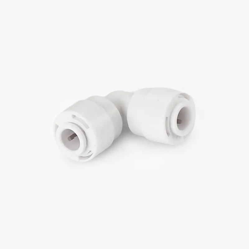 Joelho para tubo 1/4" branco