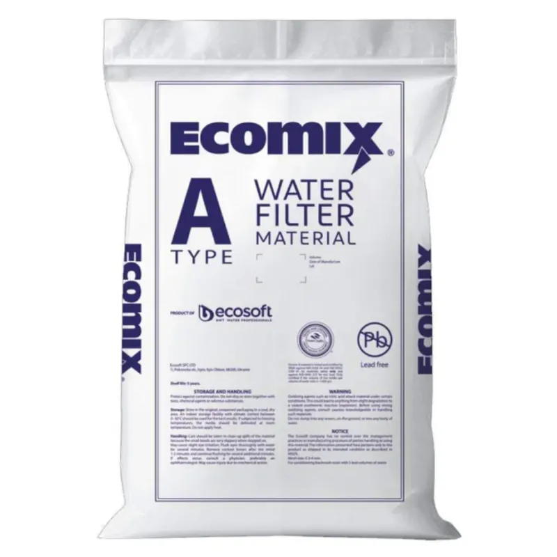 ECOMIX TYPE A - Media filtrante - Saco 25L