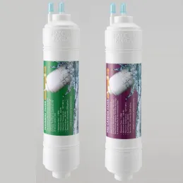 KIT FILTRAÇÃO 2 ESTAGIOS SEDIMENTOS + PRÉ-CARVÃO + ACESSÓRIOS
